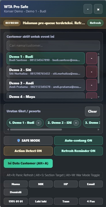 Floating Widget & Quick Actions
